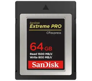 SANDISK Exterme Pro Type B CFexpress 64GB (1500/800) - Kup na Raty - RRSO 0%