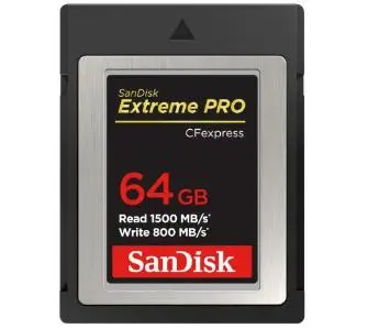 Karta pamięci SanDisk Exterme Pro Type B CFexpress 64GB (1500/800)