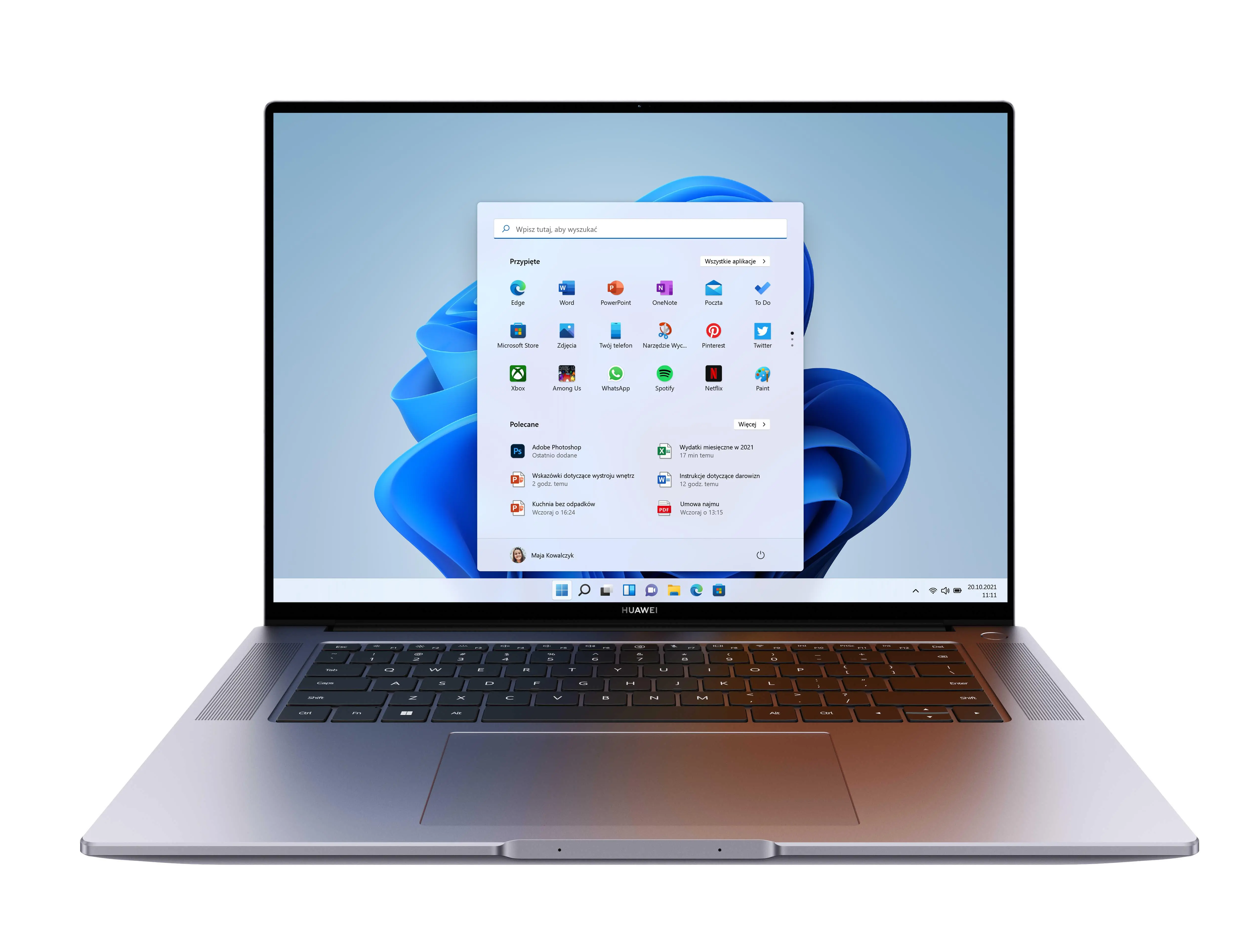 Laptop Huawei MateBook 16s 16" i7-12700H 16GB RAM 1TB Dysk SSD Win11 Szary