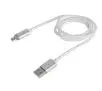 Kabel Natec USB-A do microUSB 1m Srebrny