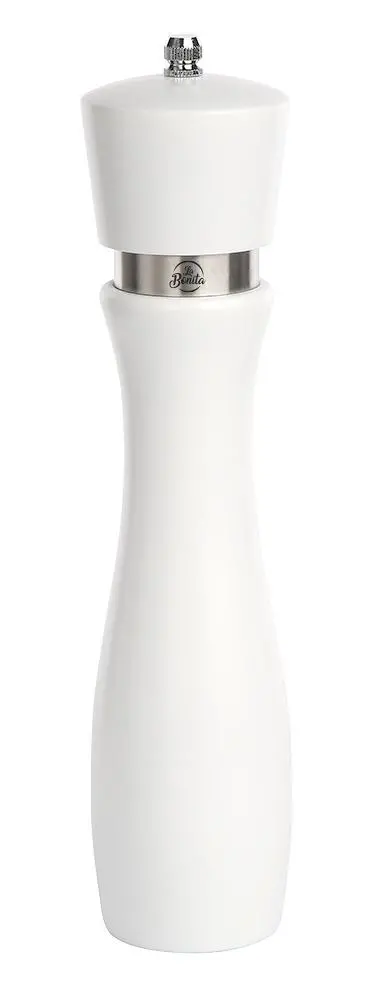 Młynek do soli i pieprzu La Bonita LBMB01 Biały Drewno