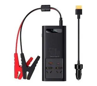 Baseus CGNB000101 Inwerter samochodowy 12V na 230V 150W/500W - Kup na Raty - RRSO 0%