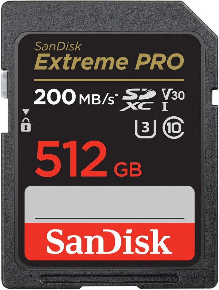 Karta pamięci SANDISK SDXC 512GB Extreme Pro 200/140MB/s