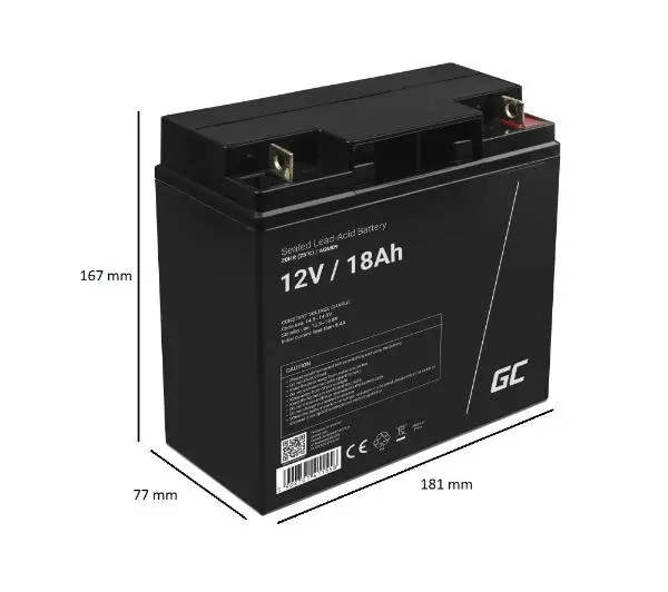 Green Cell AGM09 AGM VRLA 12V 18Ah