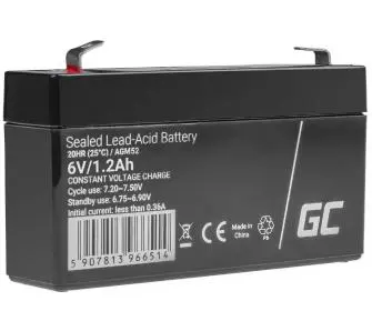 Akumulator Green Cell AGM52 AGM VRLA 6V 1,2Ah