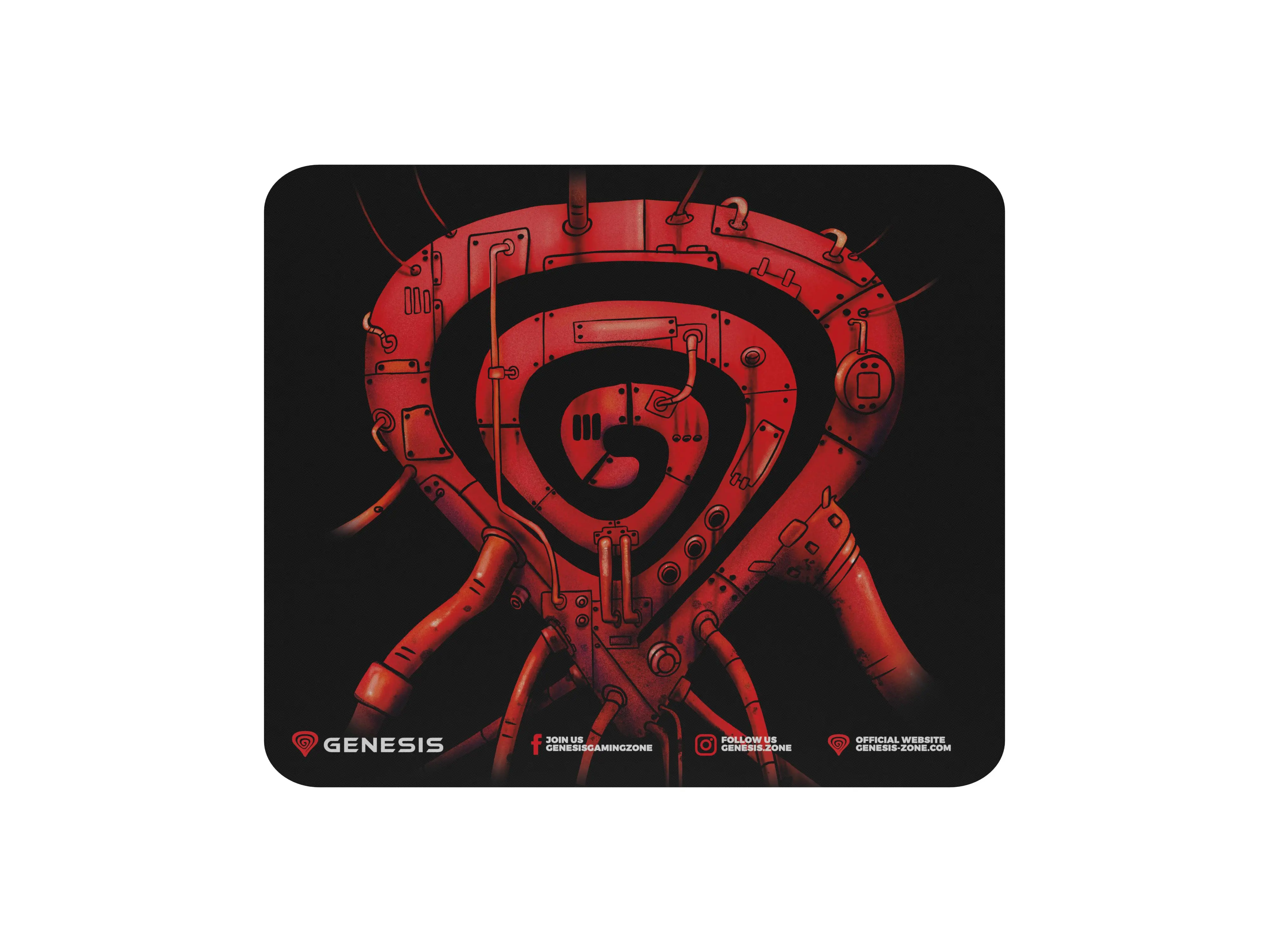 Podkładka Genesis Pump Up The Game M Czerwony