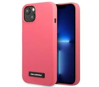 Karl Lagerfeld Silicone Plaque KLHCP13MSLMP1PI do iPhone 13