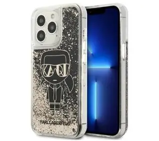 Karl Lagerfeld Liquid Glitter Gatsby KLHCP13LLGGKBK do iPhone 13 Pro /13