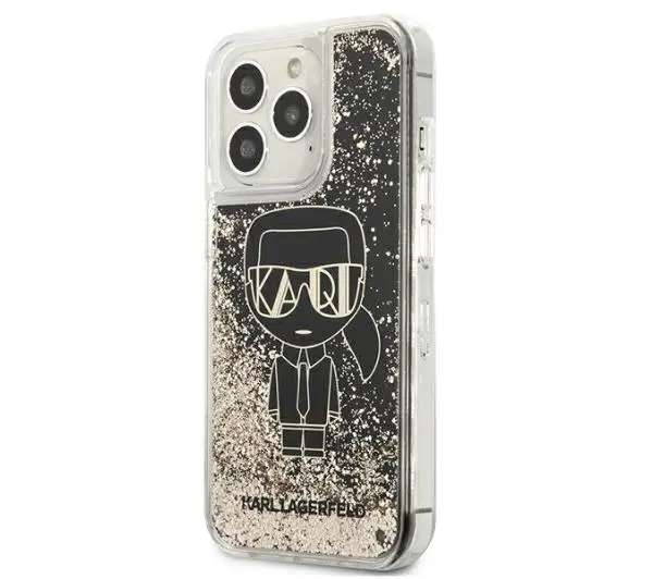 Karl Lagerfeld Liquid Glitter Gatsby KLHCP13LLGGKBK do iPhone 13 Pro /13