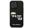 Etui Karl Lagerfeld Karl&Choupette Ikonik 3D KLHCP13X3DRKCK do iPhone 13 Pro Max