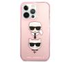 Etui Karl Lagerfeld Glitter Karl`s & Choupette KLHCP13LKCTUGLP do iPhone 13 Pro /13