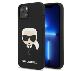 Karl Lagerfeld Silicone Karl`s Head KLHCP13SSLKHBK do iPhone 13 mini