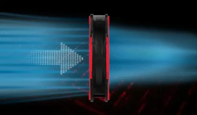 Wentylator Arctic BioniX P140 PWM PST 140mm Czerwony