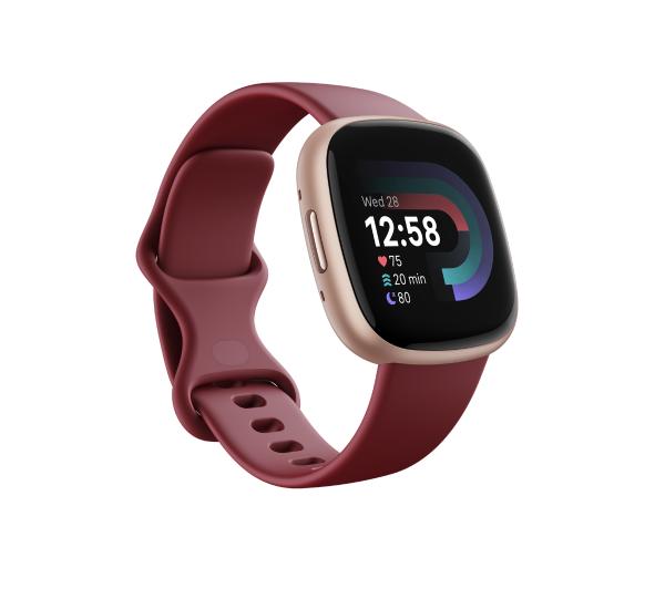 Smartwatch Fitbit by Google Versa 4 Czerwony