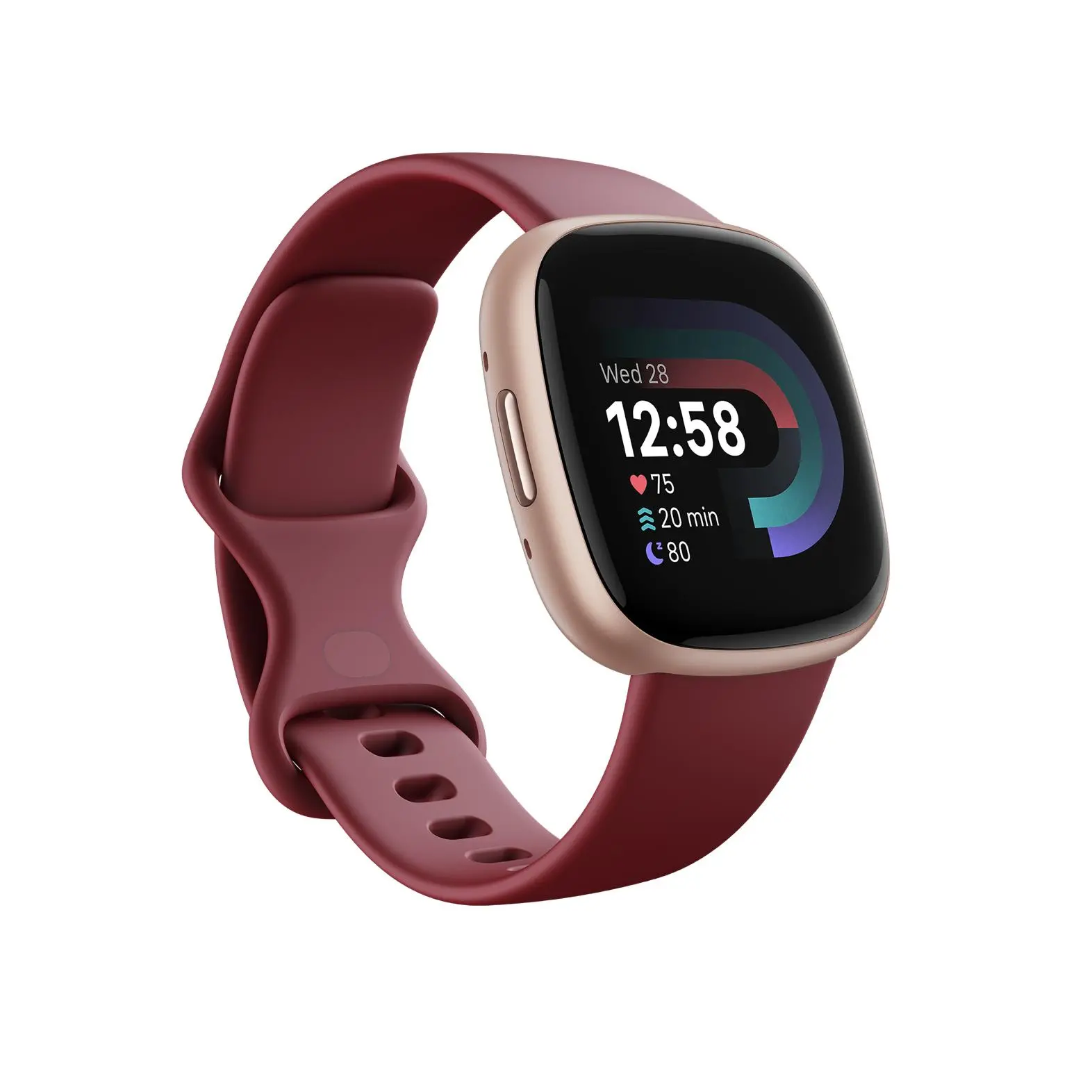 Smartwatch Fitbit by Google Versa 4 Czerwony