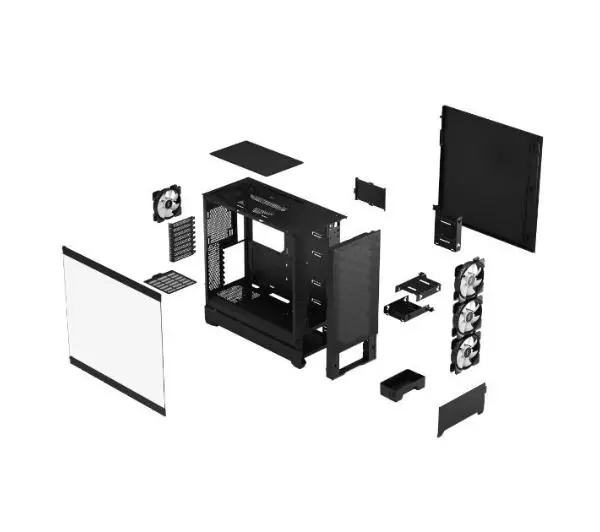 Fractal Design Pop XL Air RGB Black TG Clear Tint RGB Czarny - Kup na Raty - RRSO 0%