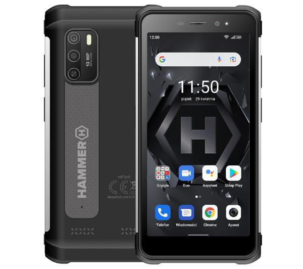 Smartfon myPhone HAMMER Iron 4 - 5,5" - 13 Mpix - srebrny