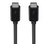 Kabel USB Belkin Thunderbolt 3 USB-C-USB-C 0,8 m Czarny