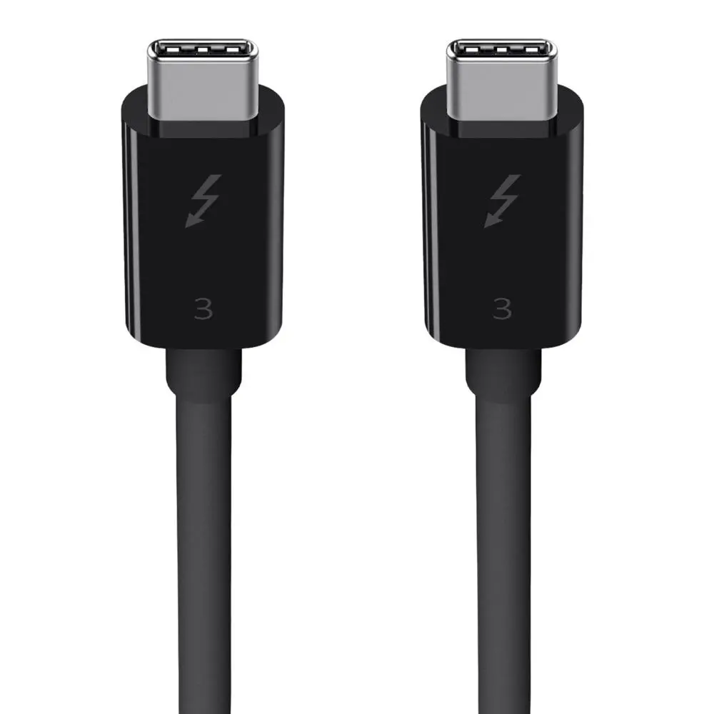 Kabel USB Belkin Thunderbolt 3 USB-C-USB-C 0,8 m Czarny