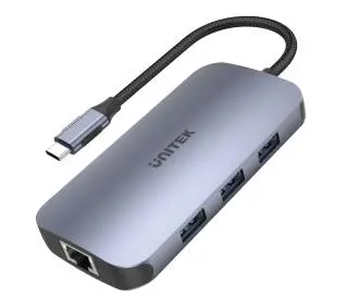 Unitek N9+ D1071A, USB-C, HDMI, czytnik kart, PD 100W