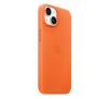 Etui Apple skórzane z MagSafe do iPhone 14 Plus Pomarańczowy