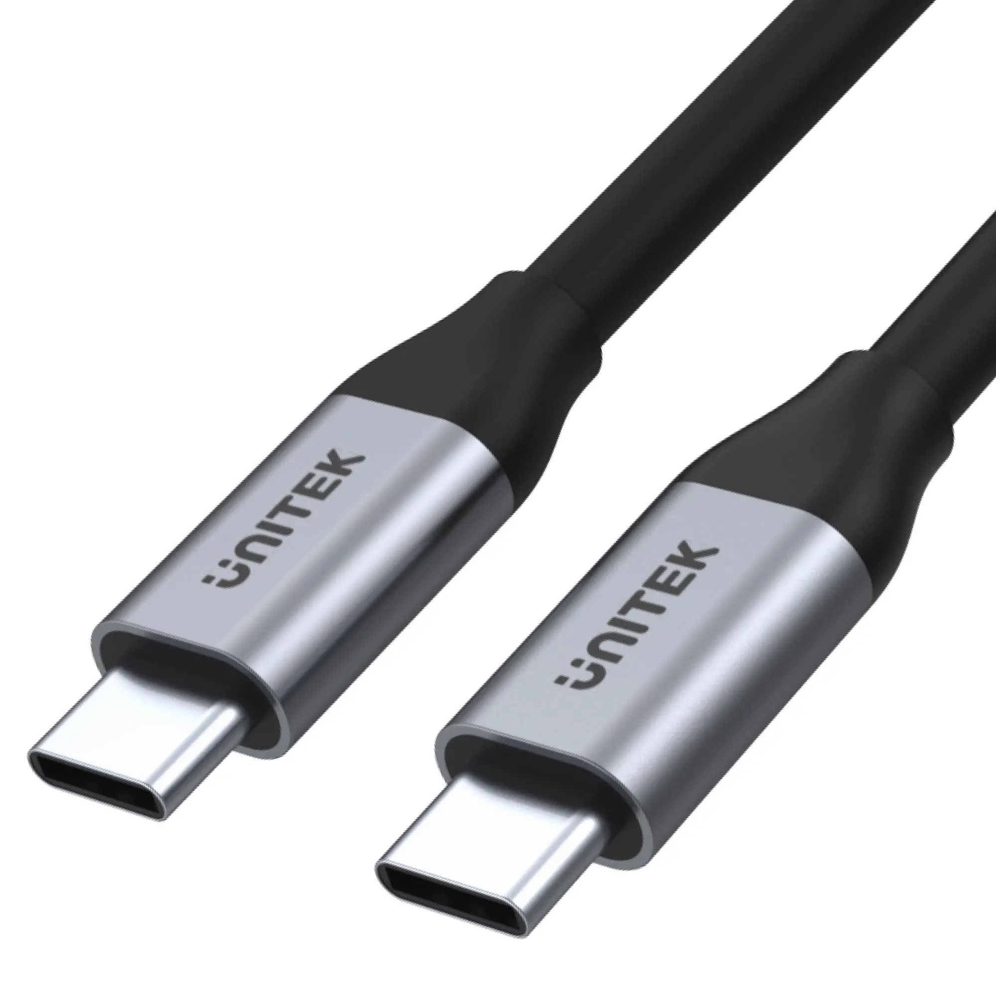 Kabel Unitek C14082ABK USB-C do USB-C 100W 1m Czarny
