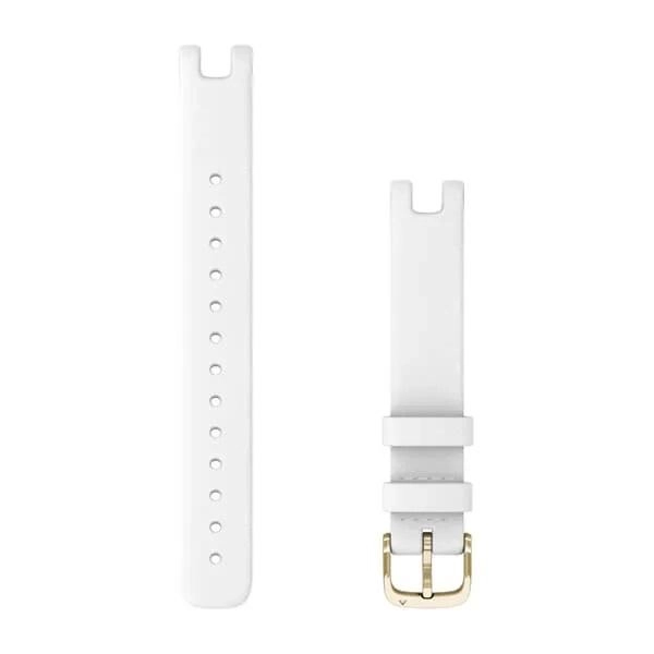 Pasek Garmin skórzany pasek do zegarka Lily 14 mm standardowy Biały