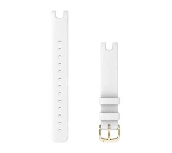 Pasek Garmin skórzany pasek do zegarka Lily 14 mm standardowy Biały