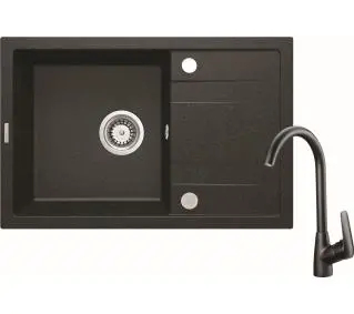 Deante Corio ZRCB2113 Grafitowy + bateria Boro BMO_N62M Nero - DRUGI -30%, ALBO 5-TY ZA 1ZŁ - Kup na Raty - RRSO 0%