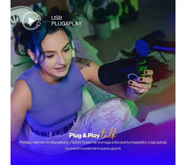 Endorfy Solum Studio Przewodowy Pojemnościowy Czarny - Kup na Raty - RRSO 0%