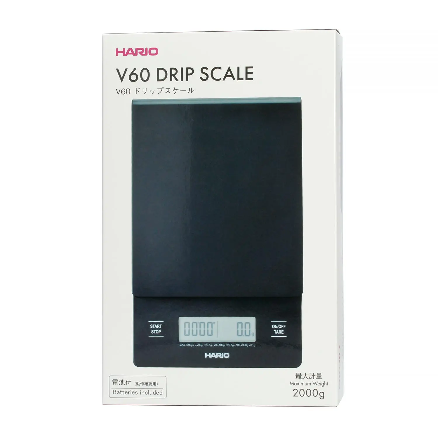 Waga Hario V60 Drip Scale Tarowanie 2kg