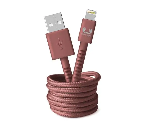 Fresh 'n Rebel USB do Lightning 2m Safari red