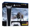 Konsola Sony PlayStation 5 Digital (PS5) + dodatkowy pad (biały) + God of War Ragnarok