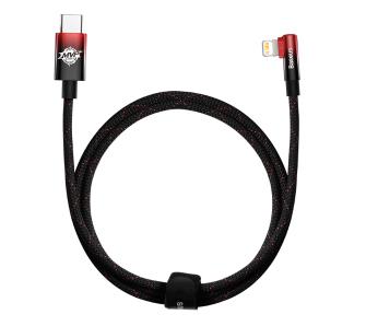 Kabel Baseus USB-C do Lightning MVP 20W 1m Czarno-czerwony