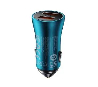 Baseus Golden Contactor Max 2x USB 60W Niebieski