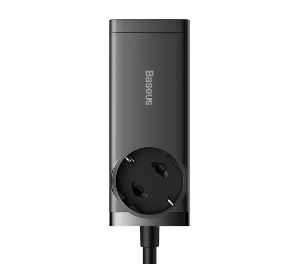 Baseus GaN3 Pro PowerStrip 2xUSB-A + 2xUSB-C + AC 100W Czarny - ⚡ BESTSELLERY ⚡