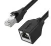 Kabel sieciowy Unitek C1896BK RJ-45 (8P8C) M-F Cat 6 STP 2m Czarny