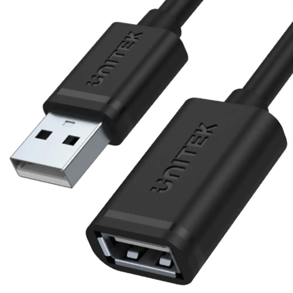 Kabel USB Unitek Y-C447GBK przedłużacz USB 2.0 AM-AF 0,5m Czarny