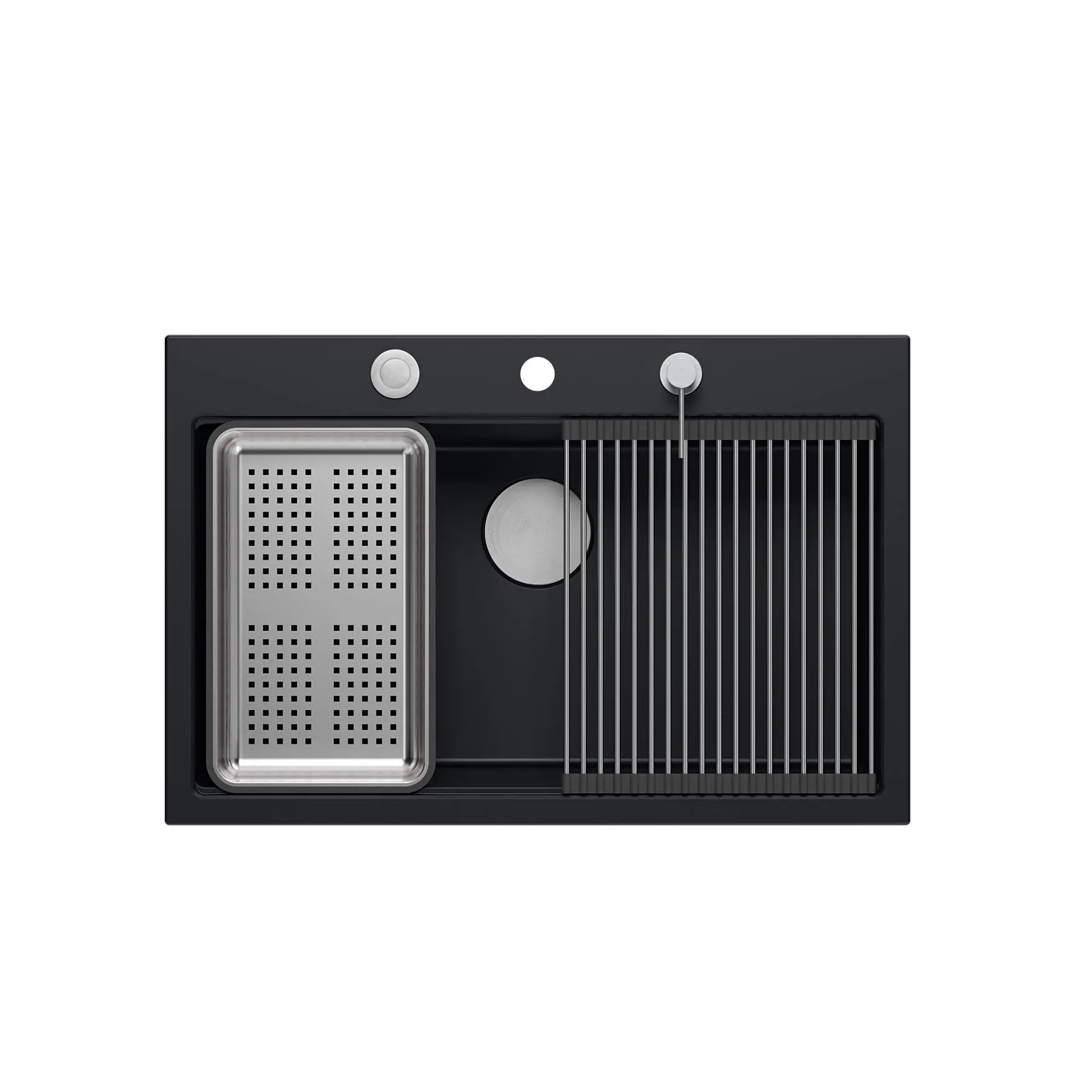 Zlewozmywak Quadron HQM7650U7_BS Marc Workstation Granitowy