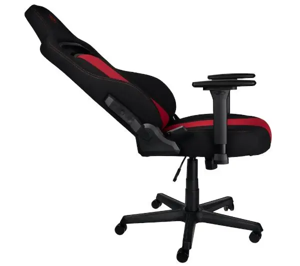 Nitro Concepts E250 Inferno Red Biurowy  do 120kg Tkanina Czarno-czerwony - Kup na Raty - RRSO 0%