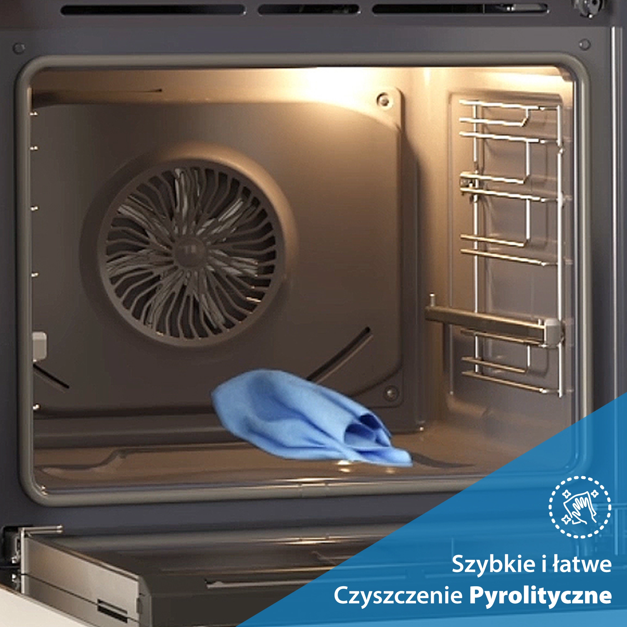 Piekarnik elektryczny Beko BBVM17400BPS bPro500 Split&Cook Termoobieg Czarny
