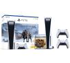 Konsola Sony PlayStation 5 (PS5) z napędem + dodatkowy pad (biały) + God of War Ragnarok + Uncharted Kolekcja