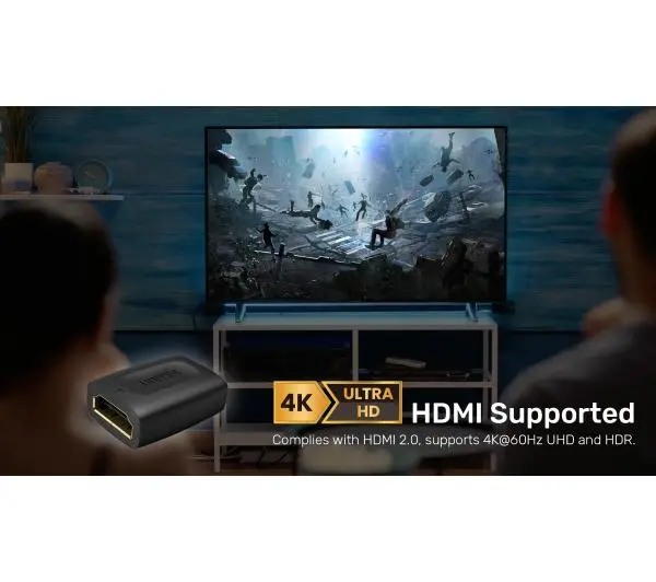Unitek A1013BK Łącznik HDMI 4K