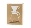 Zestaw Hario V60 & Pot White + Serwer + Filtry