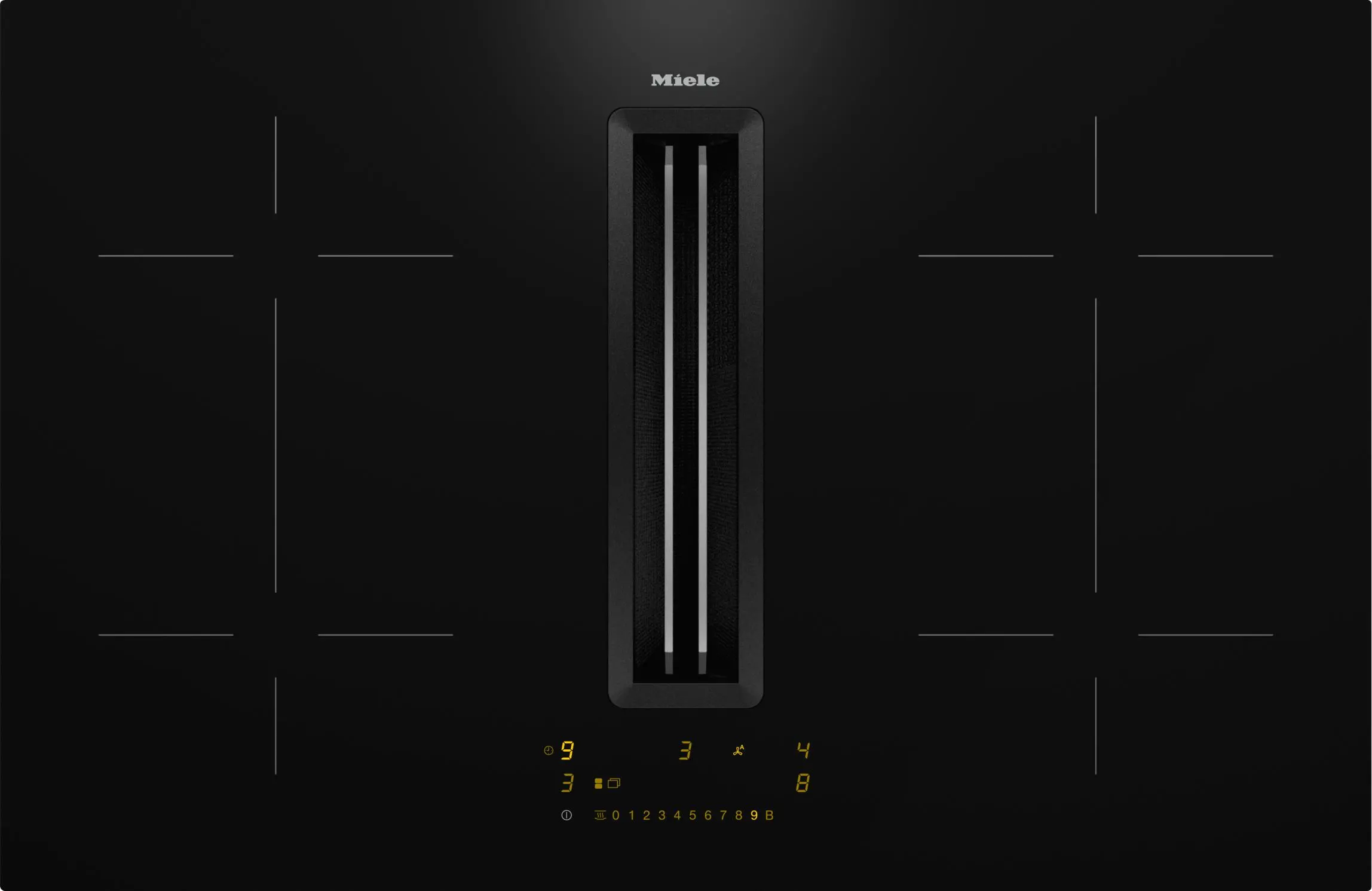 Płyta indukcyjna z okapem Miele KMDA 7473 FL-A Silence 80cm