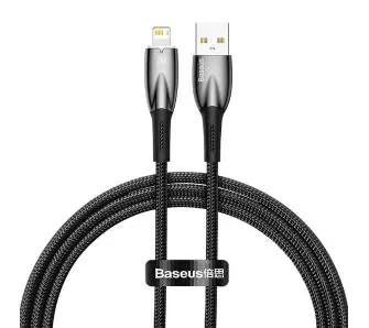 Kabel Baseus USB do Lightning Glimmer 2,4A 1m Czarny