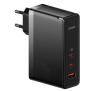 Ładowarka sieciowa Baseus GaN5 Pro 2xUSB-C + USB 140W Czarny