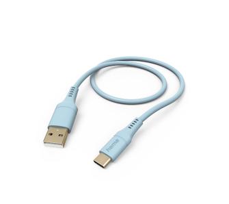 Kabel Hama Flexible USB-A do USB-C Niebieski