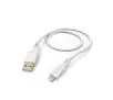 Kabel Hama Flexible USB-A do Lightning Biały