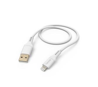 Kabel Hama Flexible USB-A - Lightning Biały
